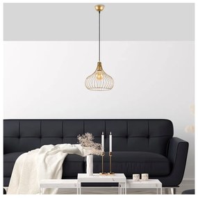 Lampa wisząca z metalowym kloszem ø 22 cm Teldemia – Opviq lights