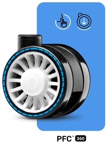 Fotel gamingowy Diablo X-One 2.0 King Size, Aqua Blue