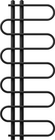 Mexen Kiso grzejnik łazienkowy dekoracyjny 1250 x 500 mm, 256 W, czarny - W114-1250-500-00-70