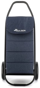 Torba na zakupy na kółkach 53 l Com Tweed Polar Black Tube – Rolser