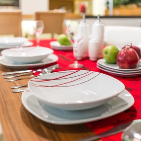 Domestic Sencilla 18-częściowy zestaw talerzy, MÄSER