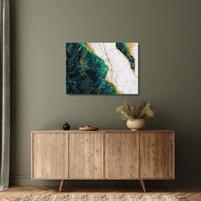Obraz na szkle - Turkusowy marmur (70x50 cm)
