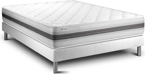 lózka z materacem VITALMEMO BACK 160 x 190 cm Rama lózka Bialy