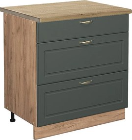 Szafka dolna do kuchni green gold country 80x60x82 fame-line