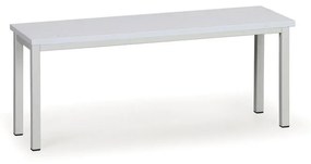 Ławka do szatni, siedzisko - laminat, długość 1000 mm, szara