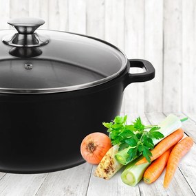 Aluminiowy garnek ze szklaną pokrywką Orion Grande, ø 28 cm