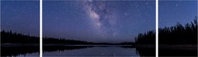 Obraz nocnego nieba (170x50 cm)