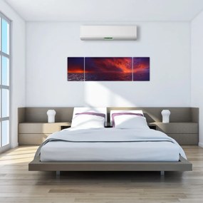 Obraz morza z ptakami (170x50 cm)