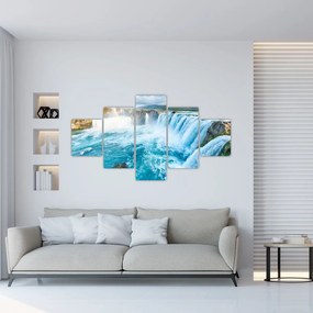 Obraz - Wodospad Godafoss (125x70 cm)