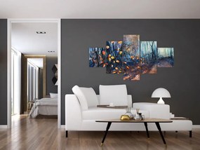 Obraz - Promienie jesiennego słońca (125x70 cm)