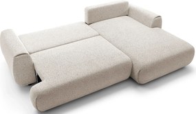 Melanżowy narożnik nowoczesny jasny popiel Z4-M99