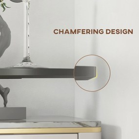 HOMCOM Okrągły stół barowy stalowy czarny nowoczesny stolik jadalny do salonu praktyczny | Aosom PL