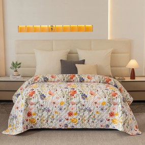 Narzuta na łóżko WILDFLOWERS, kolorowy Rozmiar: 170 x 210 cm