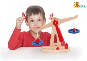 Drewniana waga sklepowa równoważna viga toys