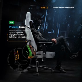 Fotel gamingowy Diablo X.Eye Prime, Normal Size, Nightwolf Moon
