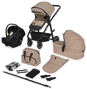 Lionelo - Wózek kombinowany 3 w 1 BIANKA beżowo-piaskowy