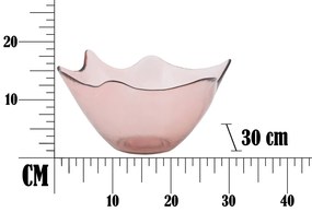 Ozdobna misa ze szkła z recyklingu, Ø 30 cm