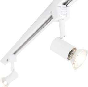Inteligentny system szynowy biały 1-fazowy 5-świateł w tym Wifi GU10 - Jeany