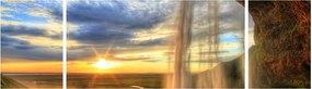 Obraz - Wodospad (170x50 cm)