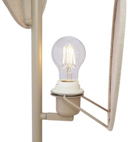 Lampa podłogowa Japandi beżowa 3-źródła światła - OrganicaJapandi Oswietlenie wewnetrzne