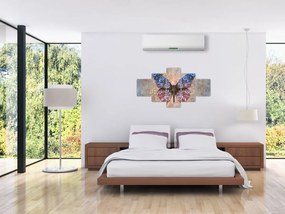 Obraz - Steampunk motyl (125x70 cm)