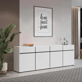 Komoda INCROCIO 225 cm do Salonu Sypialni Biały