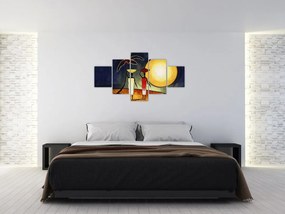 Obraz starożytnego obrazu (125x70 cm)
