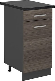 Szafka dolna do kuchni szlachetna szarość 40x60x81.6 r-line