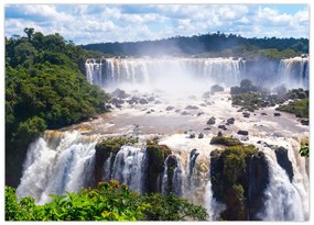 Obraz wodospadu Iguassu (70x50 cm)