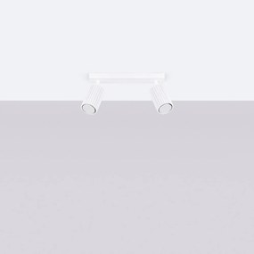Biała lampa sufitowa 6,5x30 cm Gleam – Nice Lamps
