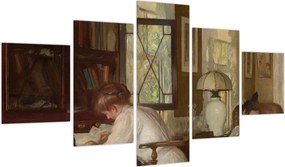 Obraz - Edmund Tarbell, Josephine and Mercie, reprodukcje (125x70 cm)