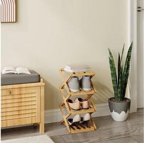 Szafka na buty bambus 26x26.5x52 ziggy