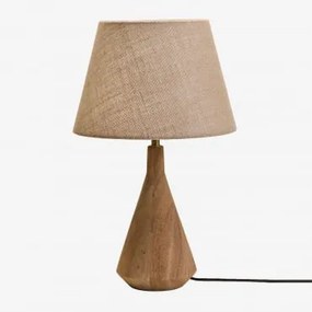 Lampa Stołowa Z Drewna Mango Z Alabamy Drewno Mango & 20 Cm Alidara - Sklum
