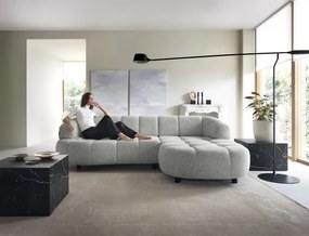 Narożnik VELPA S z elektryczną regulacją siedziska Prawostronny wolnostojący w tkaninie PUENTE 06 WERSAL