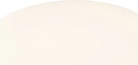 Inteligentna nowoczesna lampa podłogowa zewnętrzna z czarnym kloszem w kolorze białym, w tym Wi-Fi A60 - Virginia