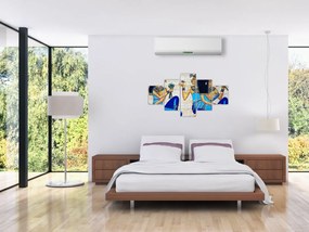 Obraz - Malarstwo egipskie (125x70 cm)