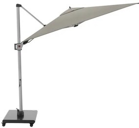 KNIRPS 320 x 320 cm - luksusowy wahadłowy parasol ogrodowy z drążkiem bocznym : Kolor parasola Knirps - Sandy