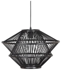 Czarna bambusowa lampa wisząca BePureHome Natural