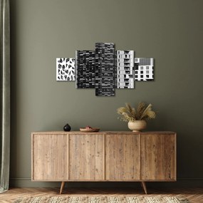 Obraz architektury czarno-białej (125x70 cm)