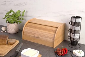 Bambusowy chlebak, pojemnik na pieczywo, 40 x 26 x 20 cm, ZELLER