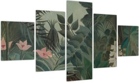 Obraz - Henri Rousseau, The Equatorial Jungle, reprodukcje (125x70 cm)