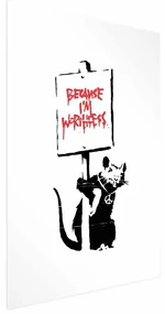 Plakat Worthless 21x30 cm bez ramy z marginesem ARTGEIST B