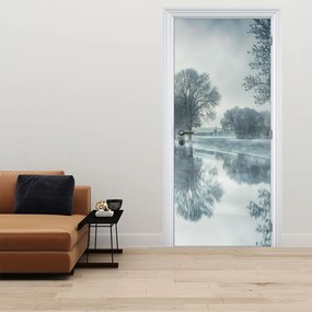 Fototapeta na drzwi - Zimowa przyroda (95x205cm)
