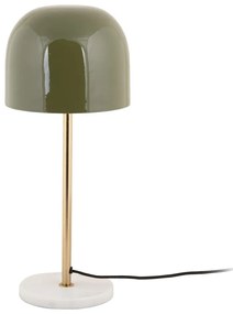 Lampa stołowa w kolorze khaki z metalowym kloszem (wysokość 50 cm) Manta – Leitmotiv