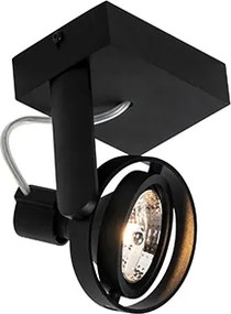 Nowoczesny reflektor czarny - Master 70