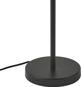 Lampa stołowa w stylu retro, czarna stal, 45 cm - Pauly