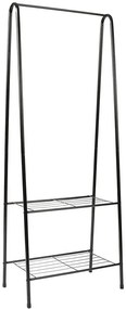 Minimalistyczny czarny wieszak na ubrania G4-G30