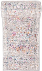 Jasnoszary chodnik w kolorowy wzór na metry L4-H72