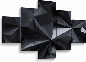 Obraz - Abstrakcja geometryczna (125x70 cm)