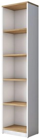 Biblioteczka Hale White and Walnut